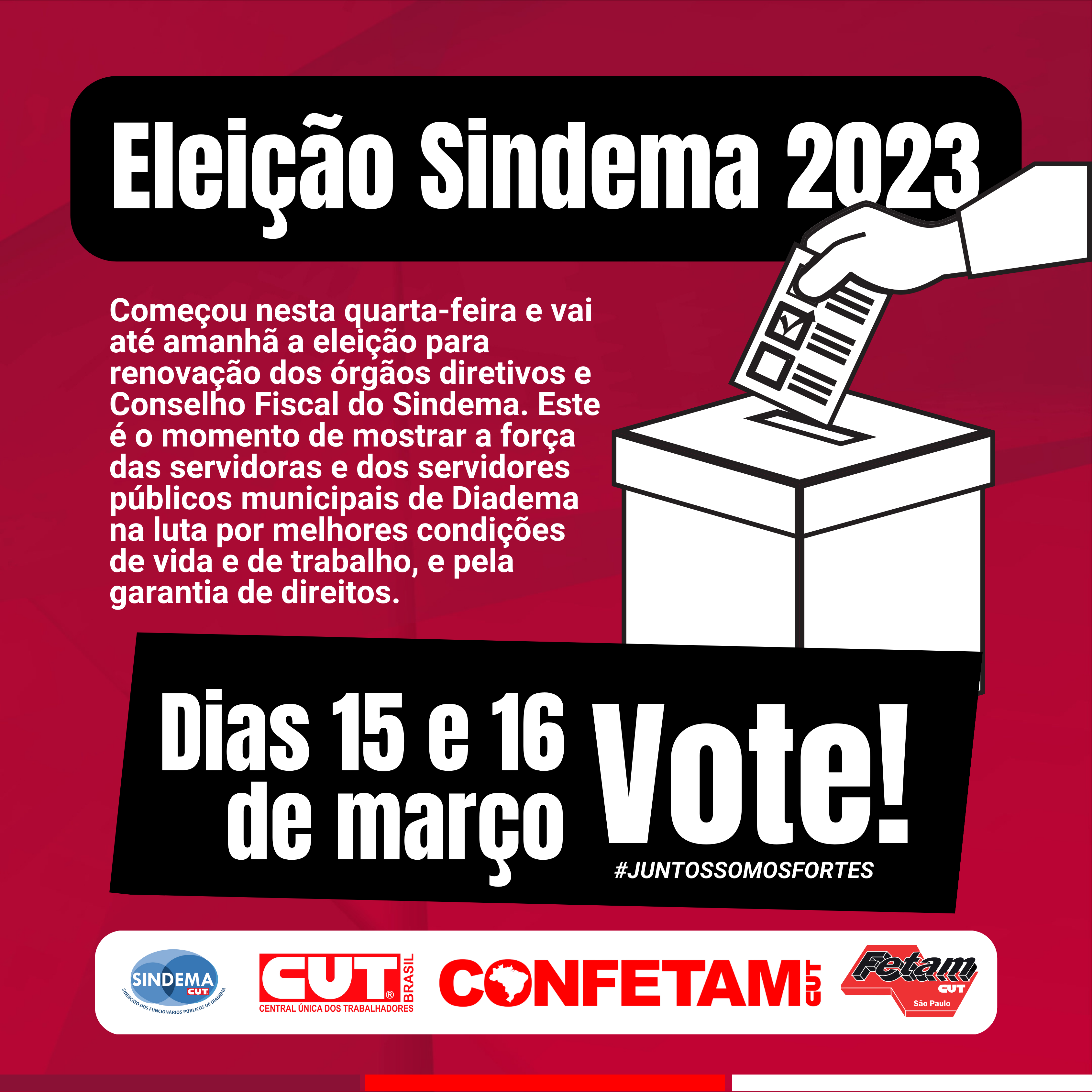 Eleição Sindema 2023: vote!